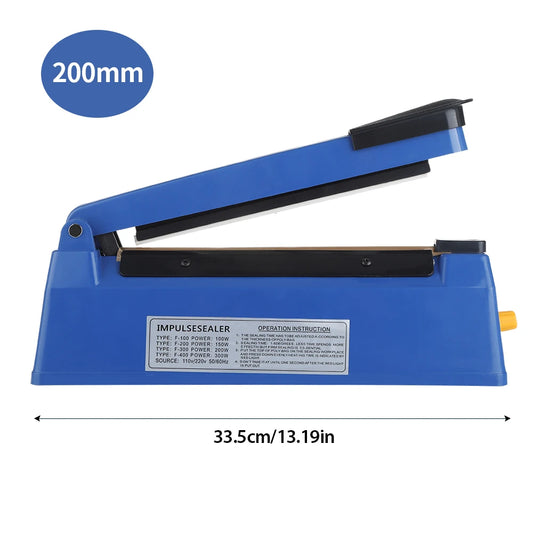 Sealing Machine Electric Heat Sealer Hand Press Vacuum Food Plastic Bag Bobo Ballons Impulse Fast Heat Sealer Packaging Machine