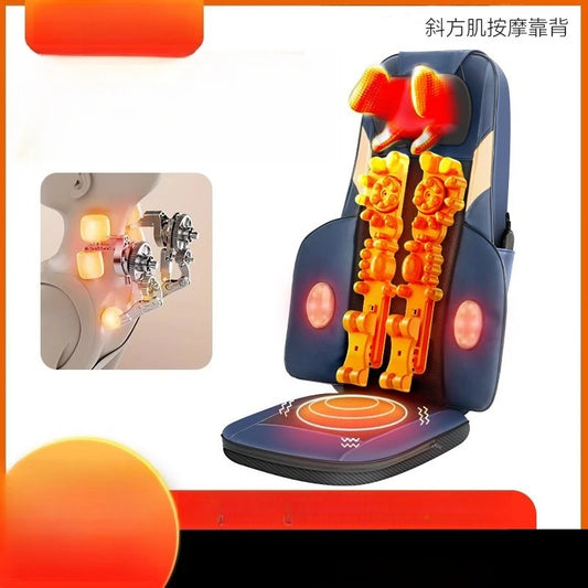 Household Cervical Spine By Back Waist Electric Instrument Shoulder and Neck Massager Waist and Neck Dual-purpose Massage Pad